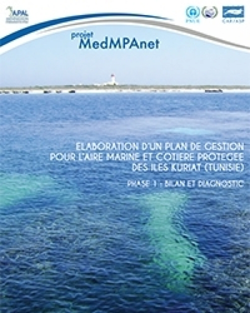 Élaboration d'un plan de gestion pour l'aire marine et côtière protégée des îles Kuriat - Phase 1 : Bilan et diagnostic