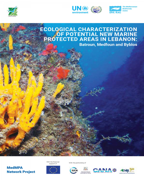 Ecological characterization of potential new Marine Protected Areas in Lebanon Batroun, Medfoun and Byblos  (2019)