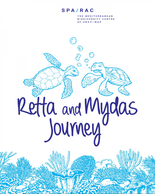 Retta and Mydas Journey (Colouring comic strip) (English - French - Arabic)