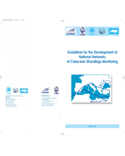 Guidelines for the Development of National Networks of Cetacean Strandings Monitoring