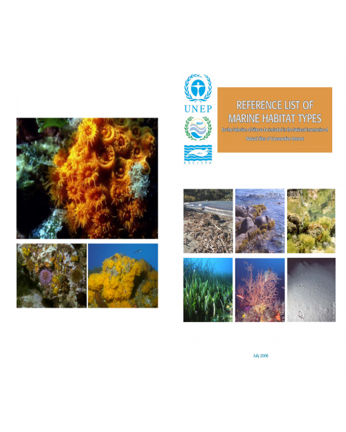 Reference List of Marine Habitat Types for the Selection of Sites to be included in the National Inventories of Natural Sites of Conservation Interest